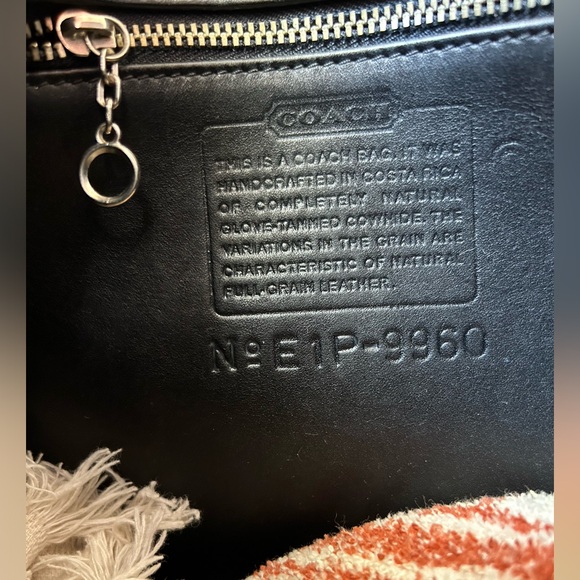 Vintage Coach Black 2000 Costa Rica Small Daypack with Nickel Hardware 9960 - Picture 8 of 8